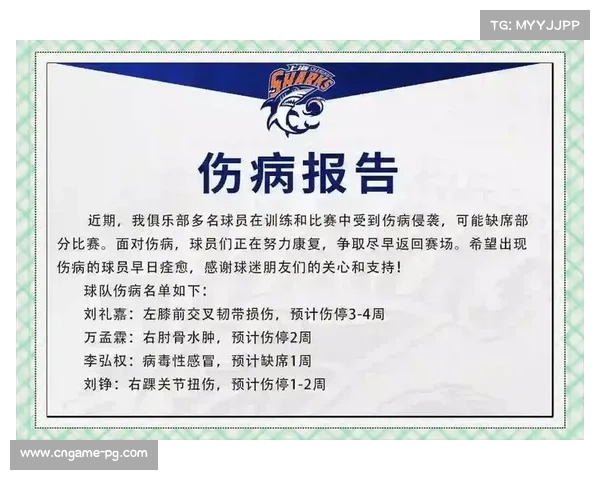 伤病潮统计报告，战术体系稳定性受影响